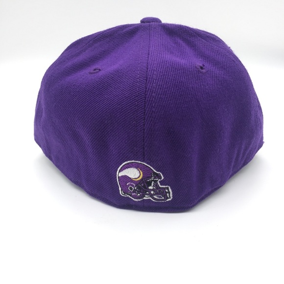 Vintage Minnesota Vikings Fitted Cap Hat Logo Athletic - Picture 4 of 7